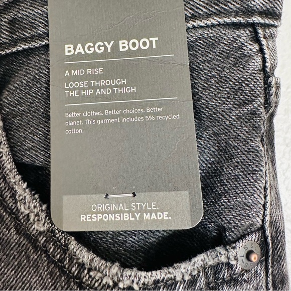New Levi's Baggy Boot Jeans mid rise premium - Picture 7 of 11